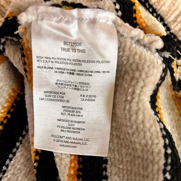 Volcom women’s XL y2k vintage striped chunky knit pullover sweater - Picture 4 of 4